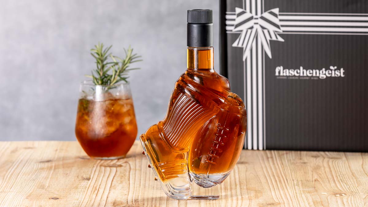 Jim Beam filled in Football Bottle