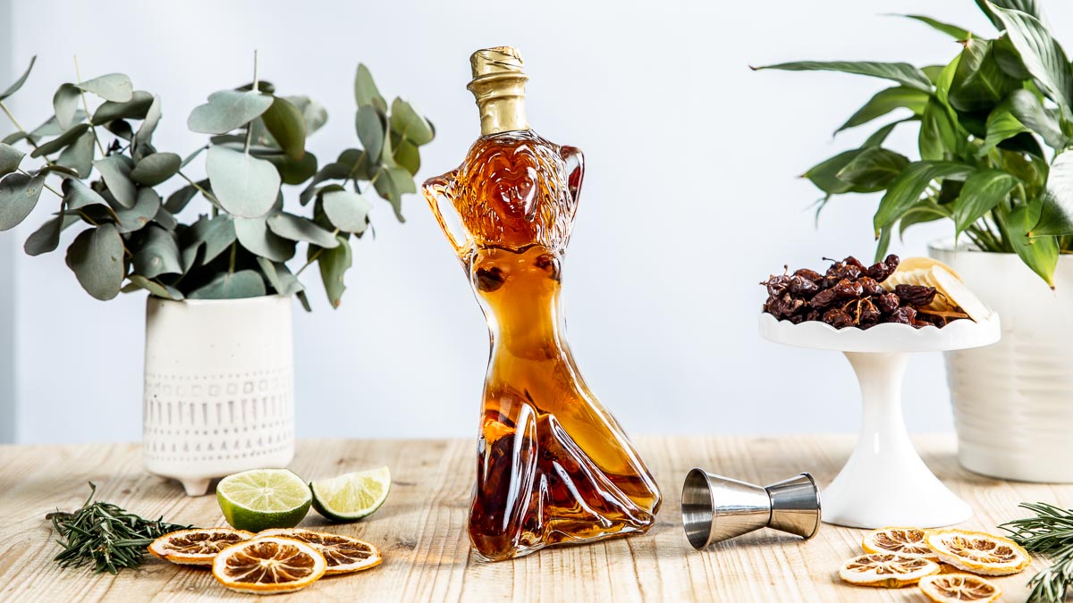 My Goddess Bottle Filled with an Amazing Southern Liqueur