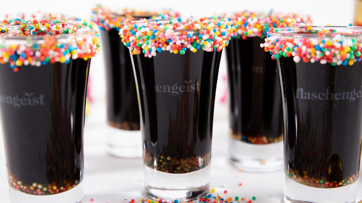 Luxe Decanter Bottle with Chocolate Port Liqueur