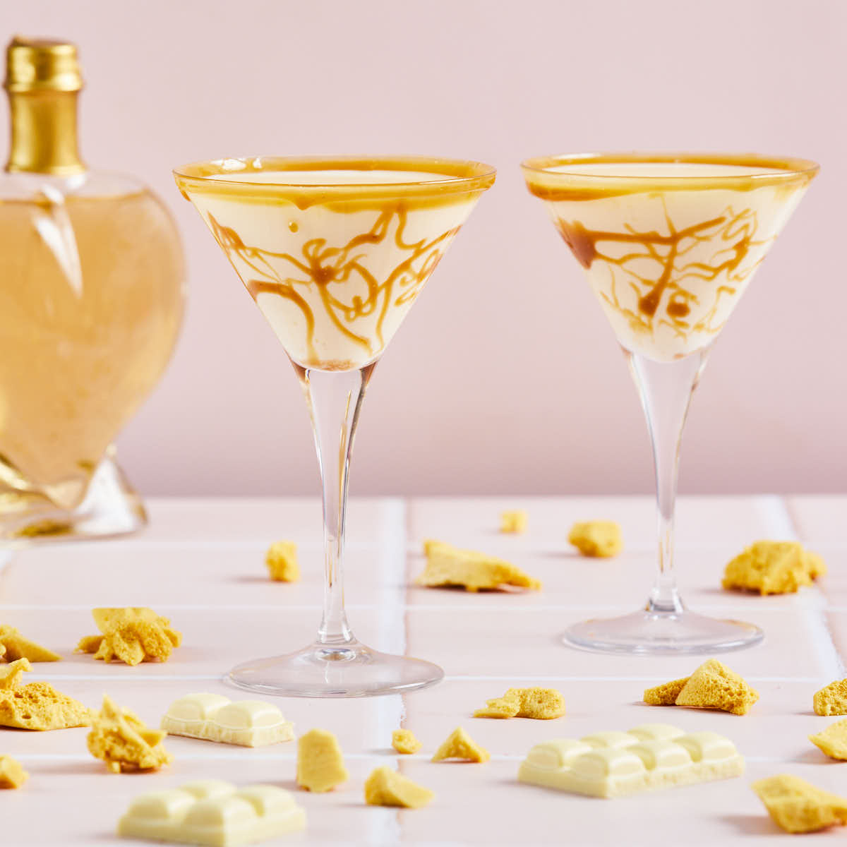 Boozy Honeycombe Cocktail