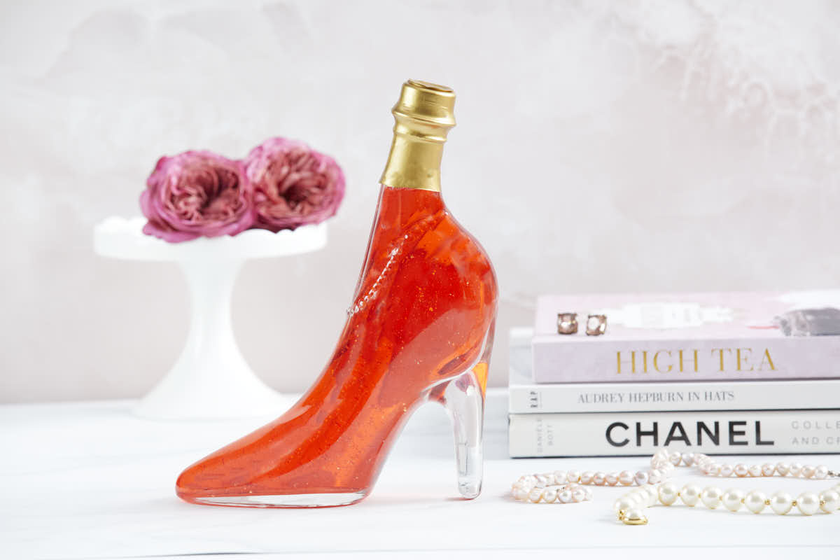 Champagne Strawberry Sorbet Spritz