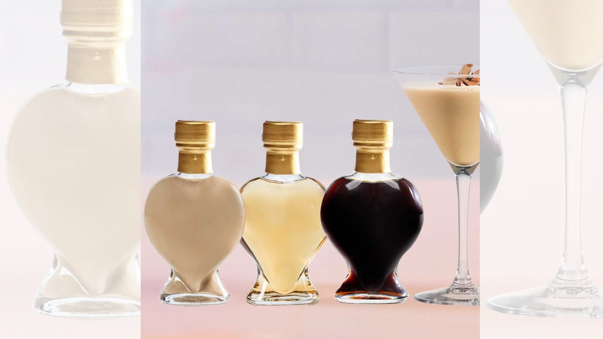 Tobrelone Cocktails Mixed with Johnnie Walker in Trio Hearts Gift Box
