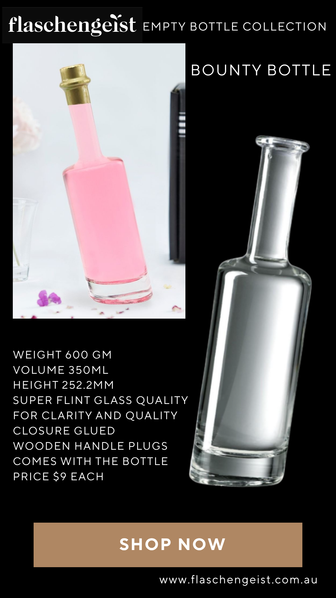 Flaschengeist Empty Bottle - Bounty 350ML
