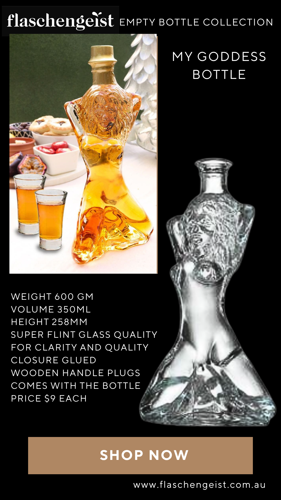 Flaschengeist Empty Bottle - My Goddess 350ML
