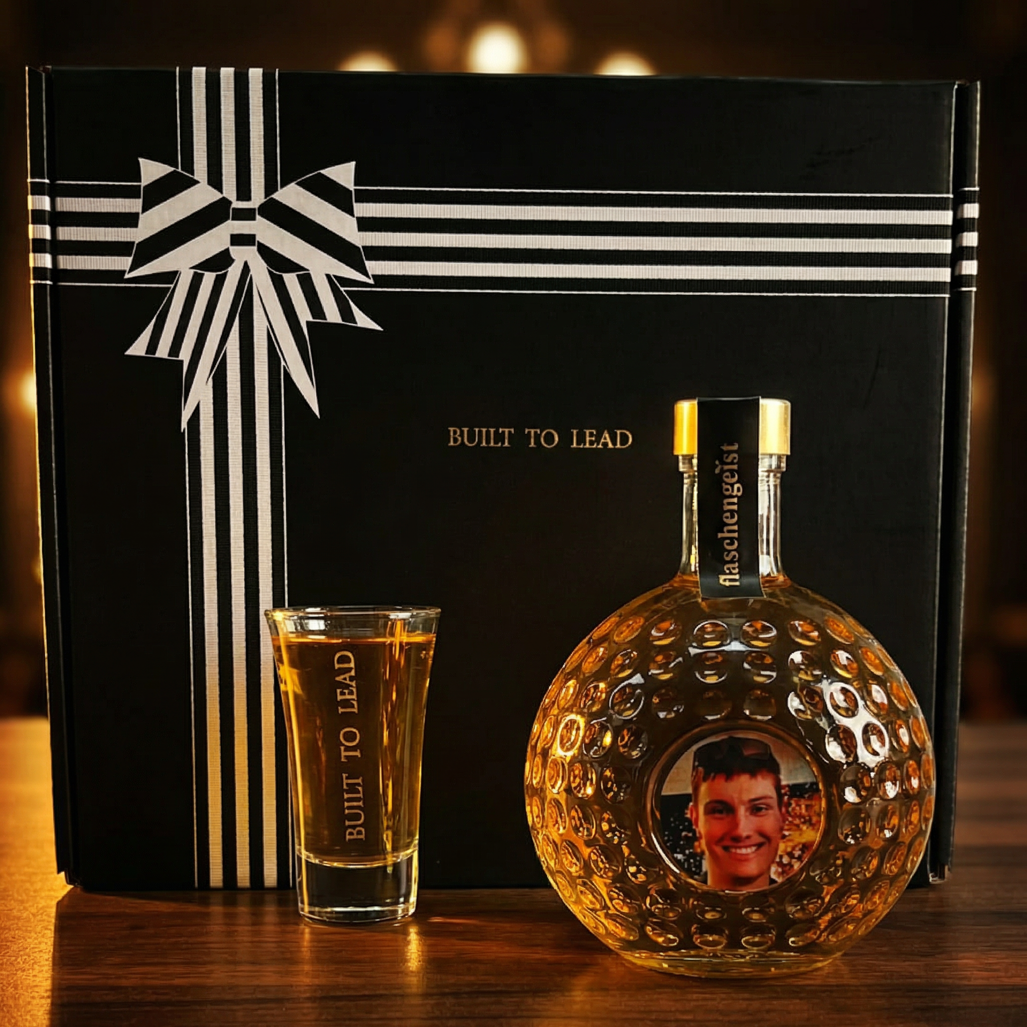 Flaschengeist Golf Ball Bottle | Personalised Golfer Recognition Gift