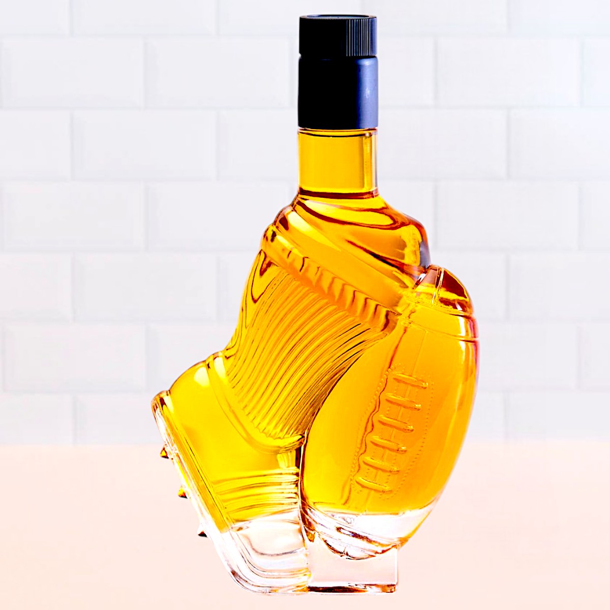 Flaschengeist Football Bottle Gift Hamper with Jim Beam Bourbon 200ml, Fine Chocolates & 1 Shot Glass | The Ultimate Gift for AFL and NRL Fans