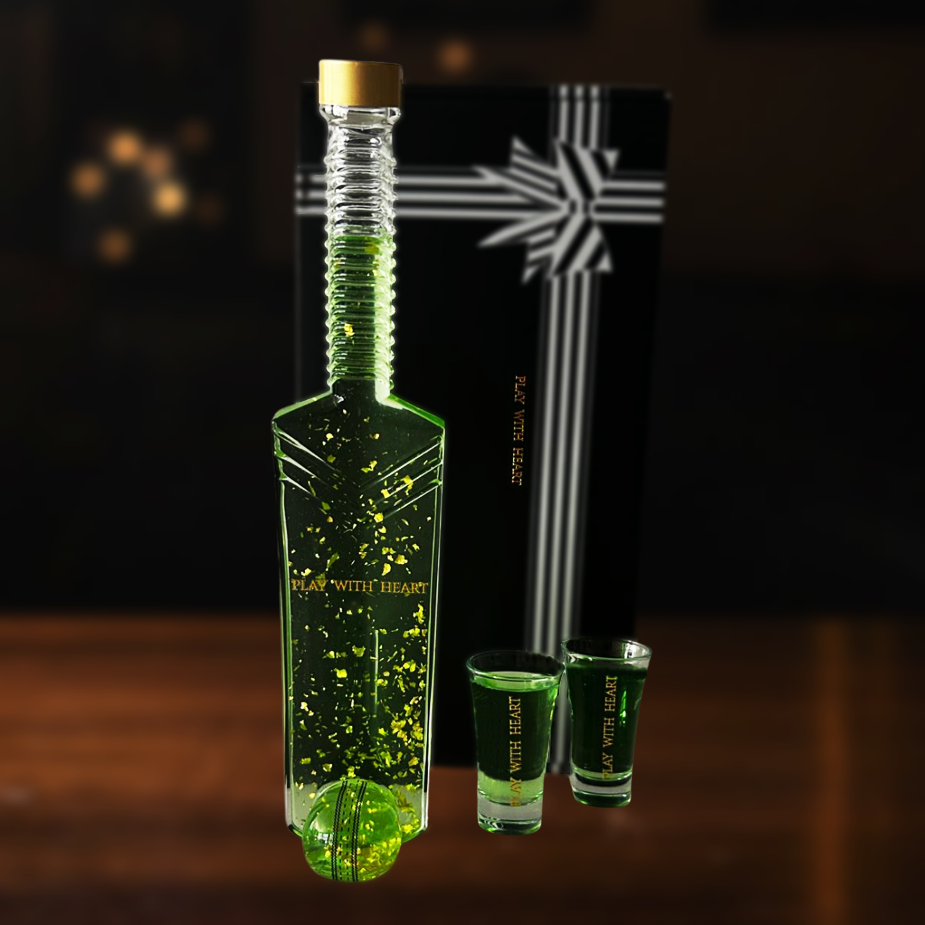 Flaschengeist Cricket Bat Bottle | Handcrafted Cricket Memorabilia Gift