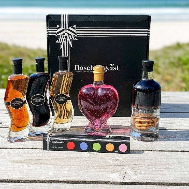 Flaschengeist Heart & Harmony: The Perfect Pour Gift Set + 3 Z bottles + Pagoda bottles + Chocolates - Super Offer