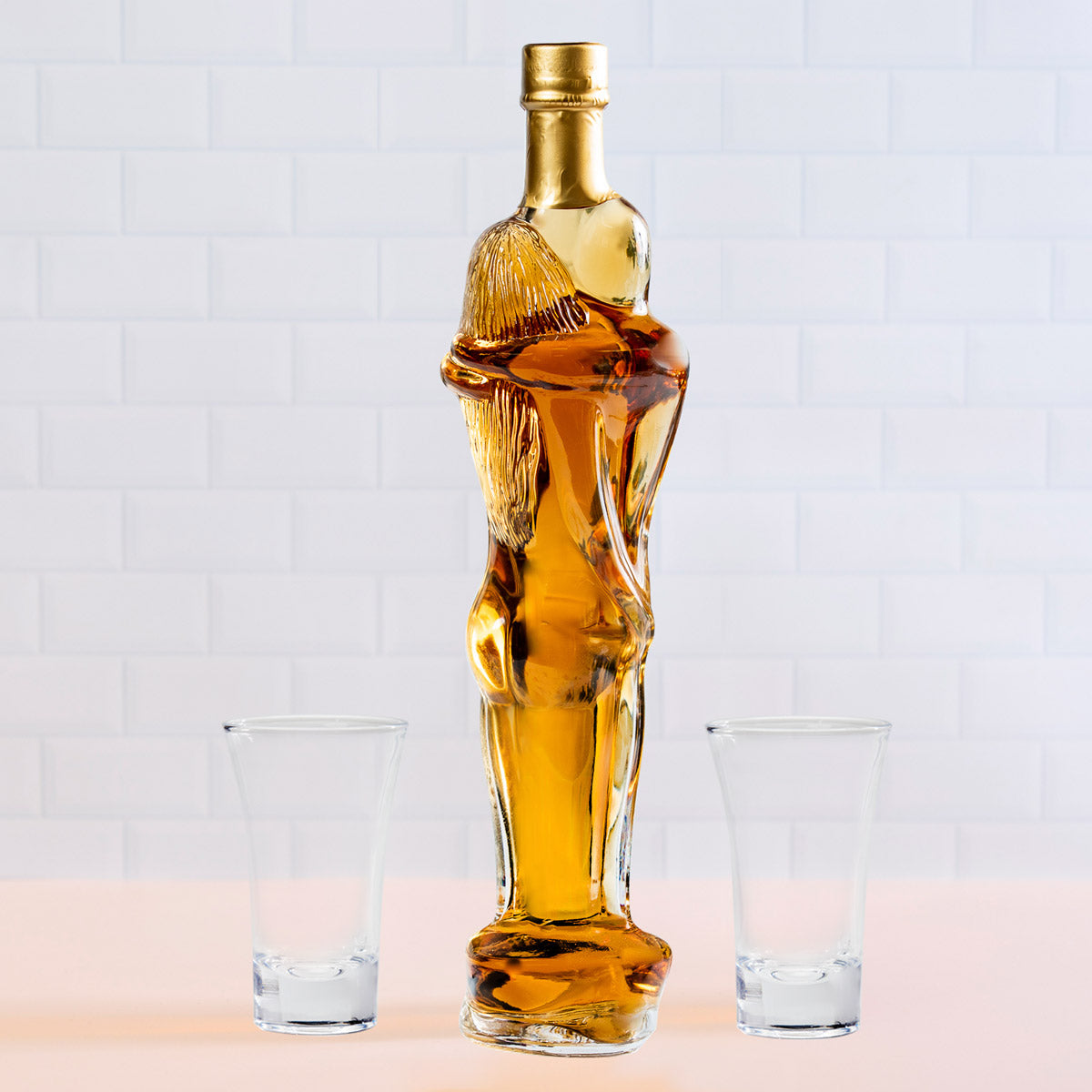 Lovers Bottle - Butterscotch Liqueur - Gift Box + Chocolates