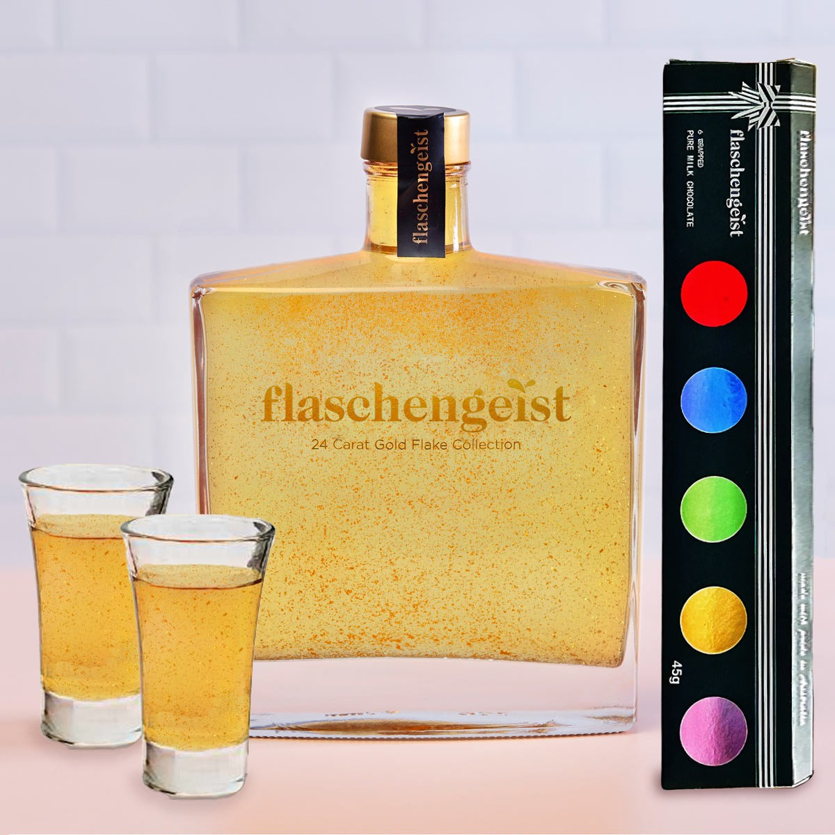 Flaschengeist Luxe Decanter - Gift Box + Chocolates