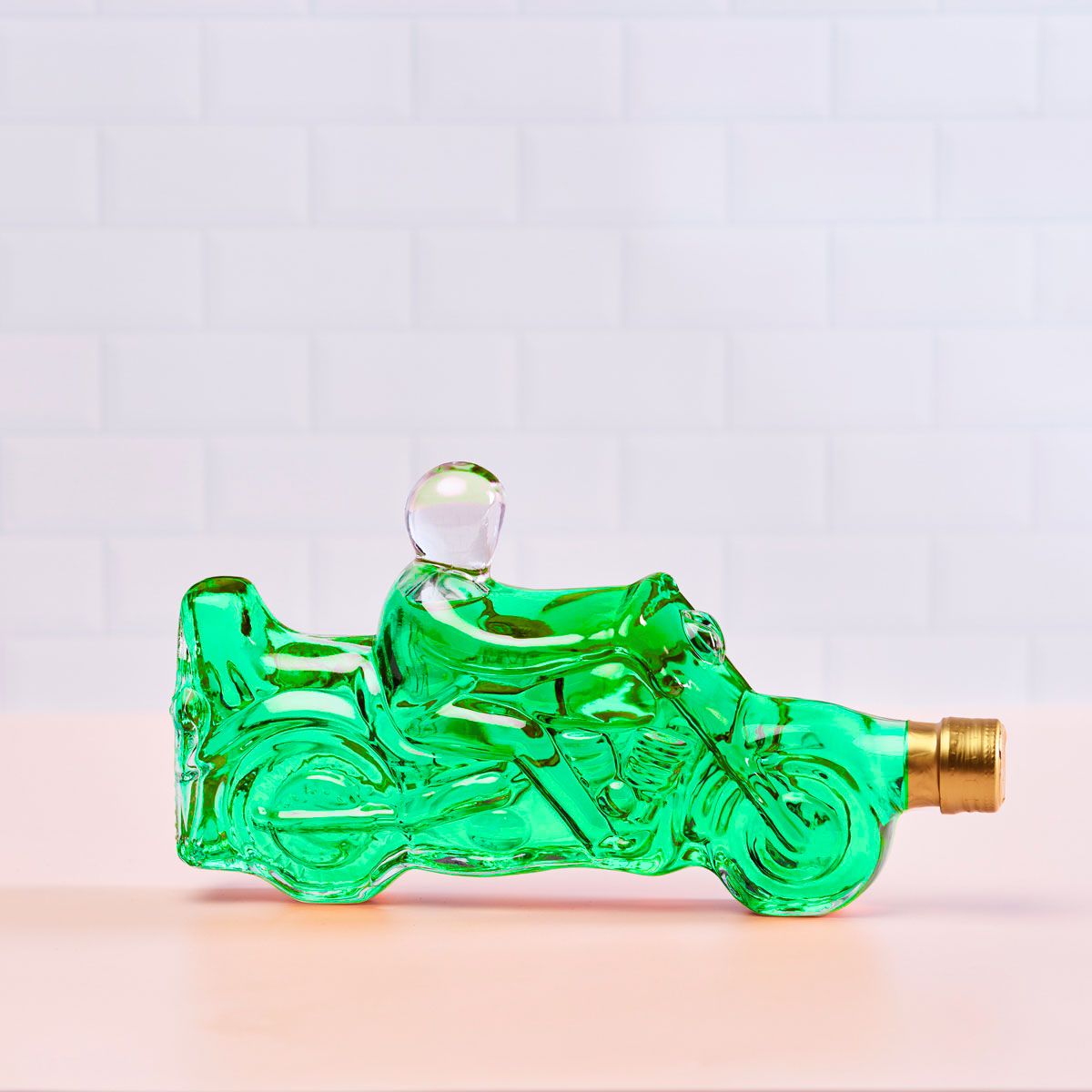 Flaschengeist Motorbike Bottle: Customizable with Non-Alcoholic, Spirit & Liqueur Fills