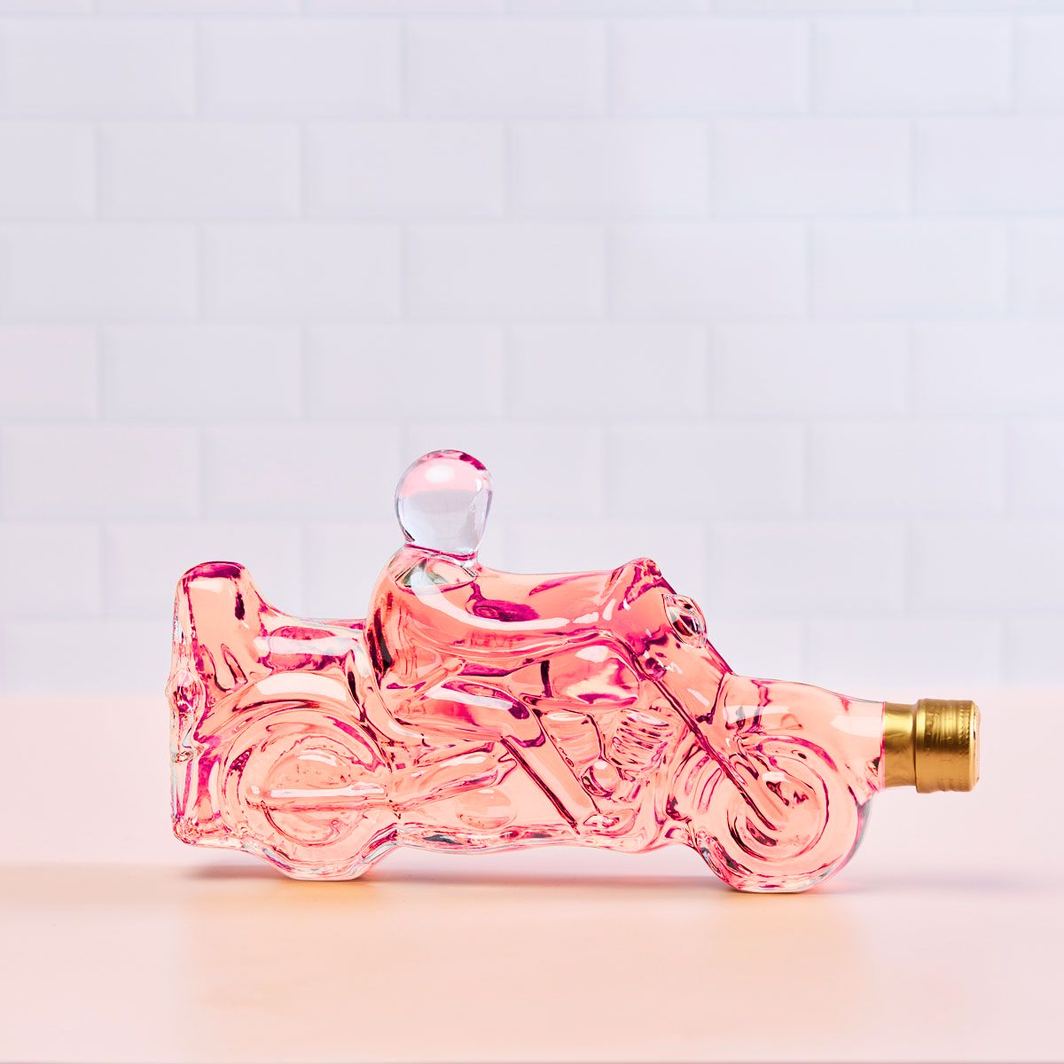 Flaschengeist Motorbike Bottle: Customizable with Non-Alcoholic, Spirit & Liqueur Fills