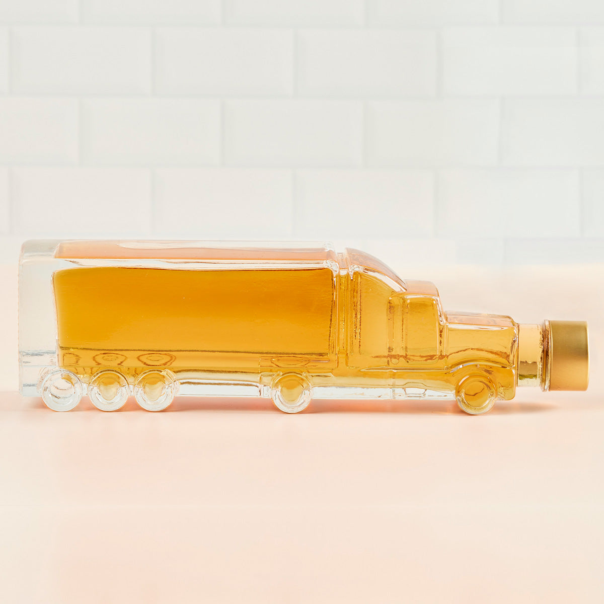 Flaschengeist Personalised Truck Bottle 350ml - Gift Box + Chocolates (Non Alcoholic)