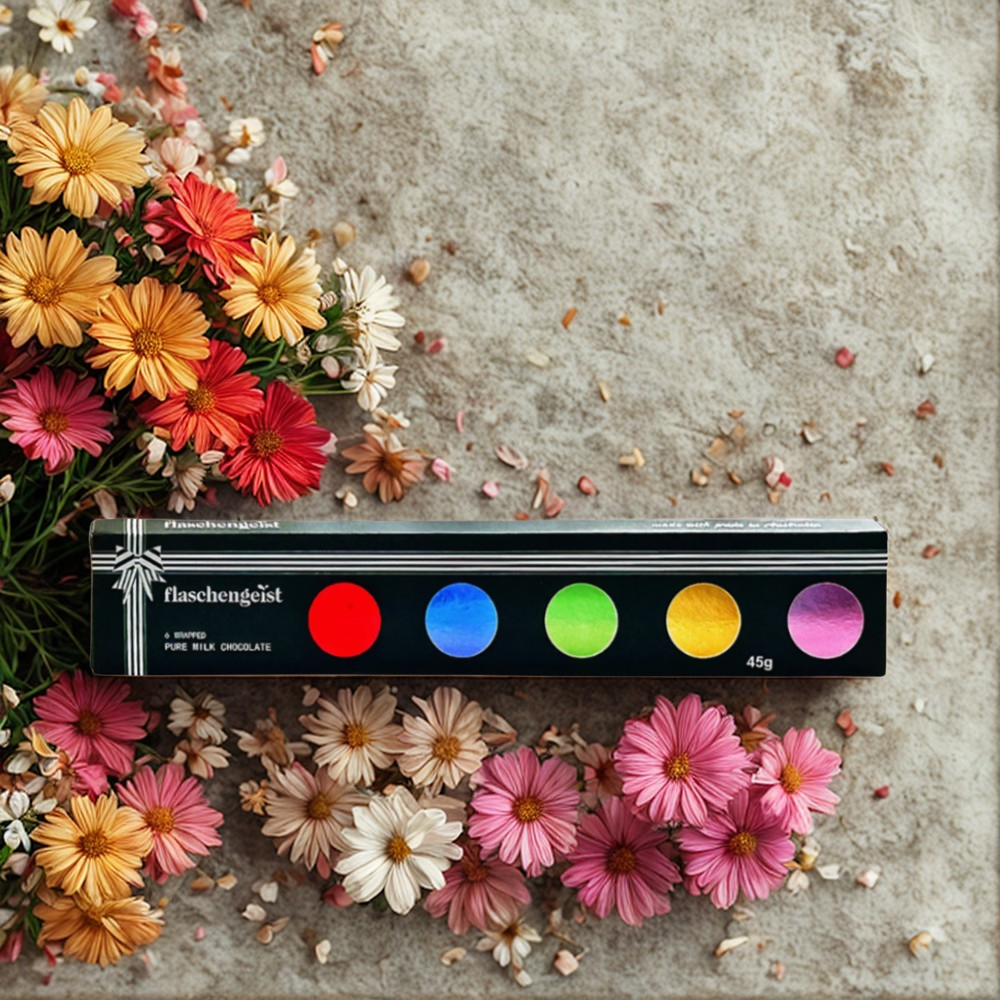 Flaschengeist Eve (500ml) Gift Box + Chocolates + shot glasses