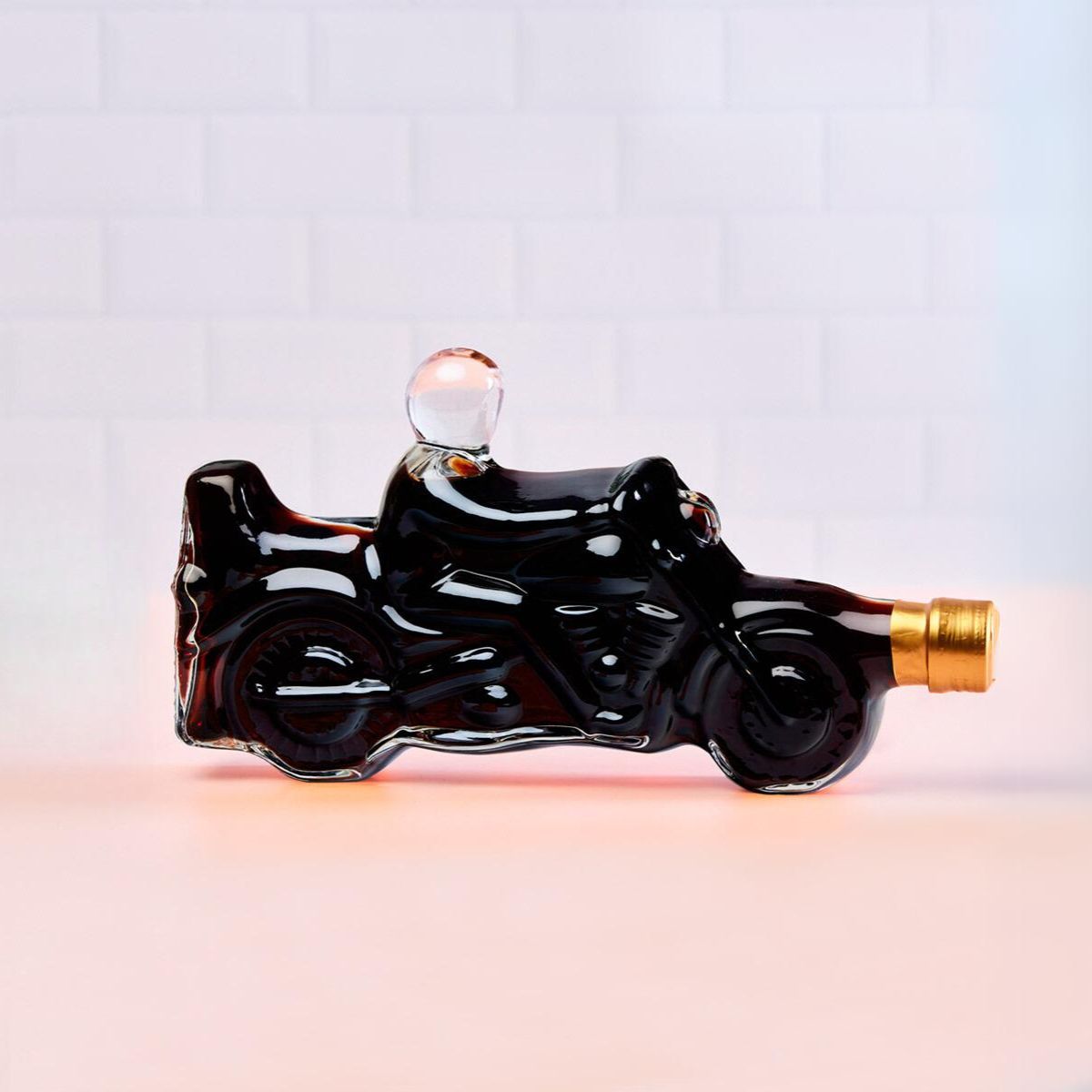 Flaschengeist Motorbike Bottle: Customizable with Non-Alcoholic, Spirit & Liqueur Fills