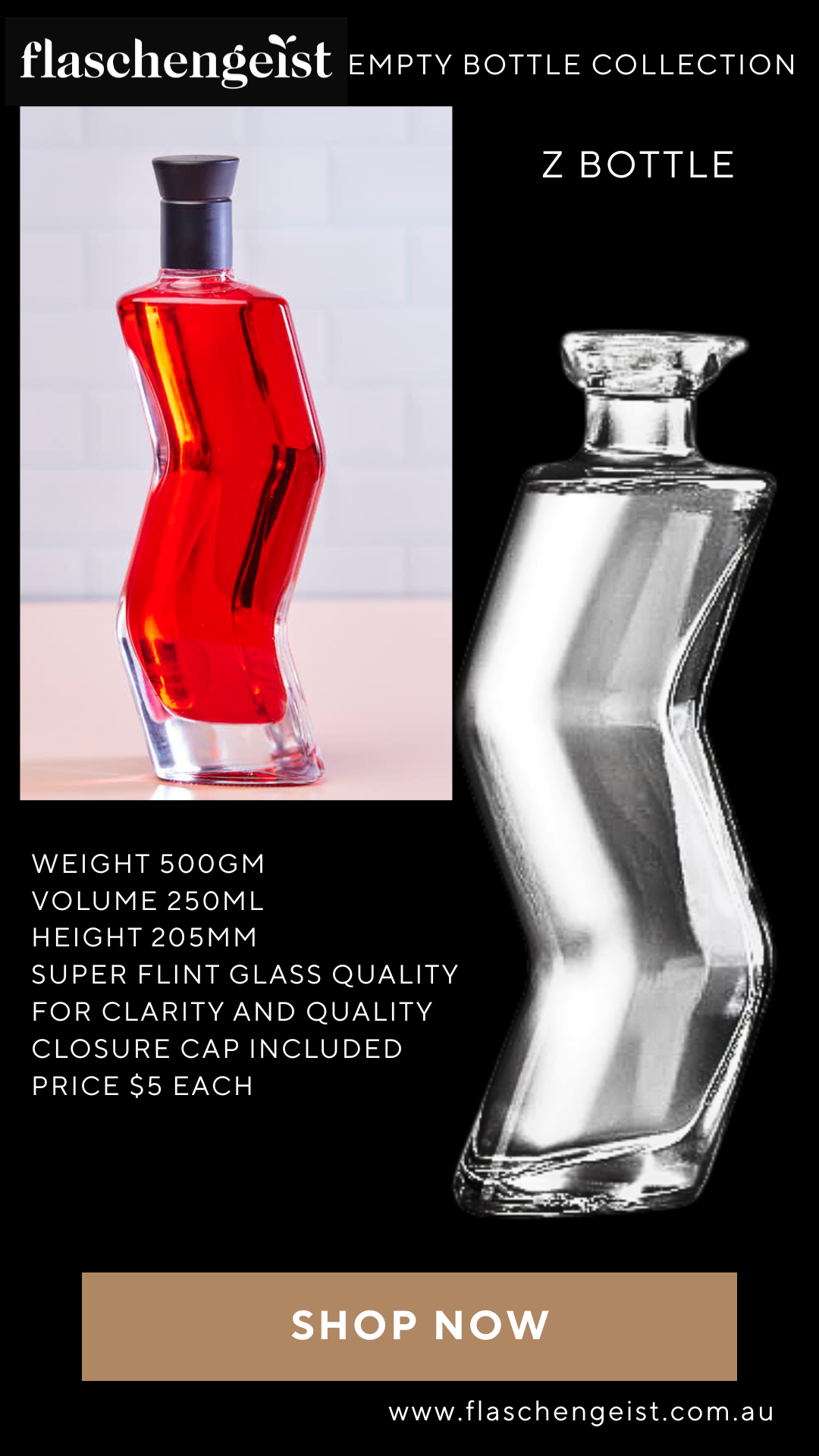 Flaschengeist Empty Bottle - Essien 250 ml