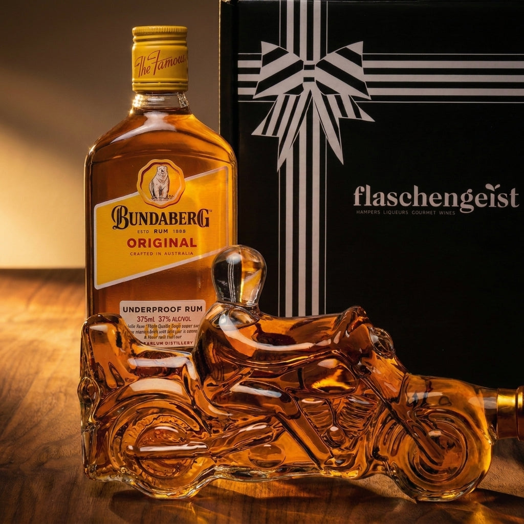 Flaschengeist Motorbike Dark Rum and Walnut Liqueur + Rum Gift
