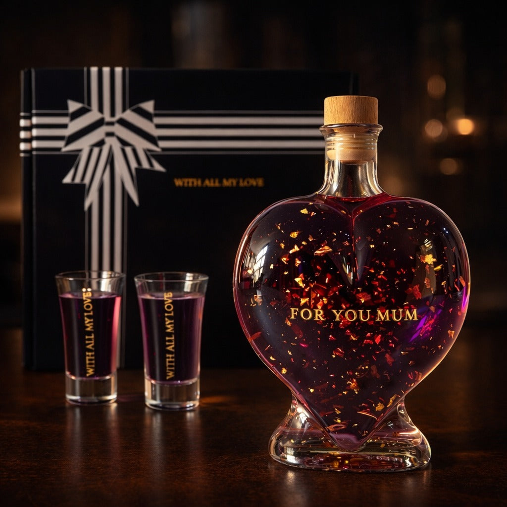 Heart Bottle | Personalised Non-Alcoholic Luxury Gift of Love & Appreciation | Flaschengeist