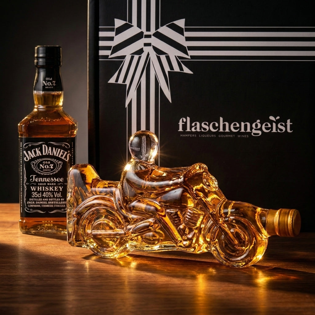 Flaschengeist Motorbike Honey Highland Liqueur + Whiskey Gift