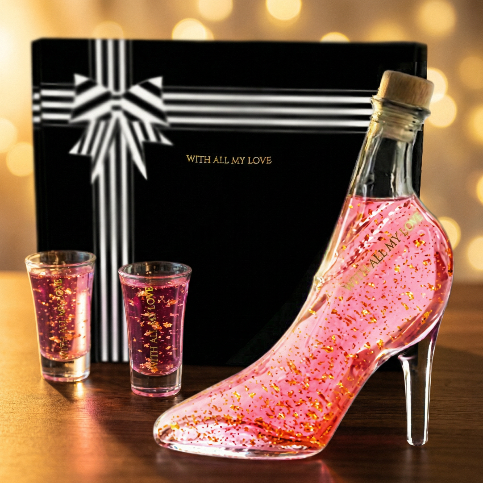 Flaschengeist Shoe Bottle | Personalised Non-Alcoholic Luxury Gift for Her | Flaschengeist