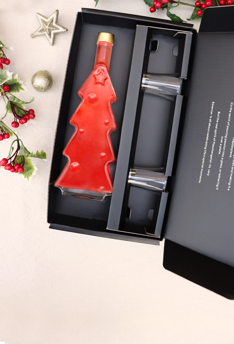 Christmas Tree Bottle 500ml - Turkish Delight Liqueur - Gift Box - Flaschengeist (Aust) Pty Ltd