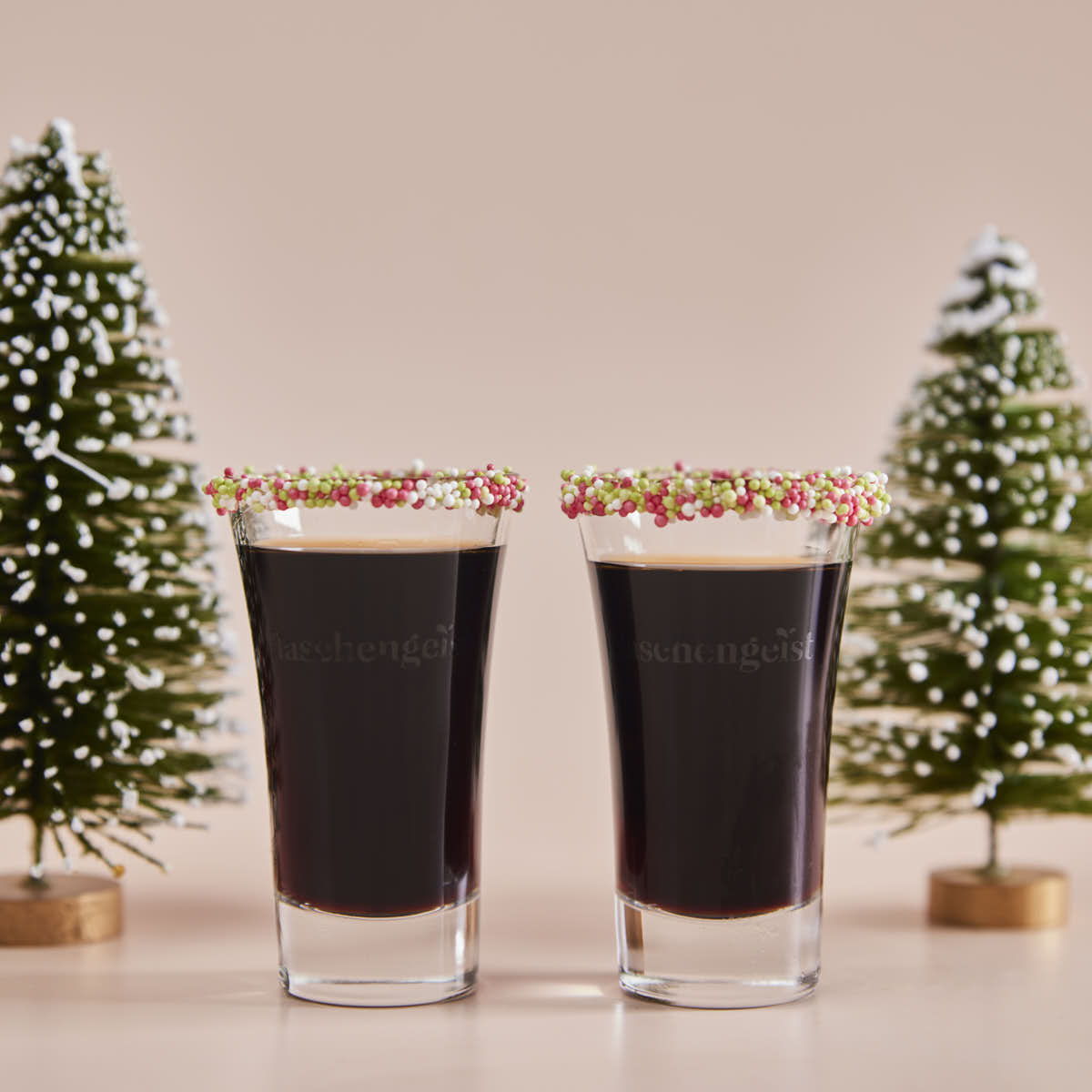 Christmas Tree Bottle and Chocolate Port Liqueur Gift Box