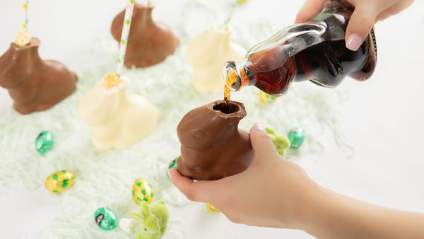 Indulge in the Sweet Delights of Flaschengeist's Easter Bunny Bottle Filled with Chocolate Mint Liqueur