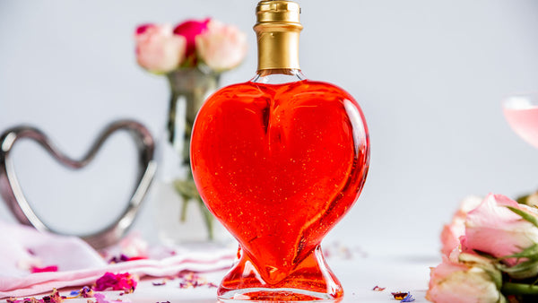 Love Heart Bottle: A Sweet Symphony of Love and Strawberry Liqueur