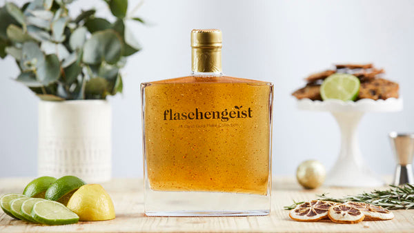 Unleash the Elegance: Discover Flaschengeist's Luxe Decanter Bottle Filled with an Amazing Southern Liqueur
