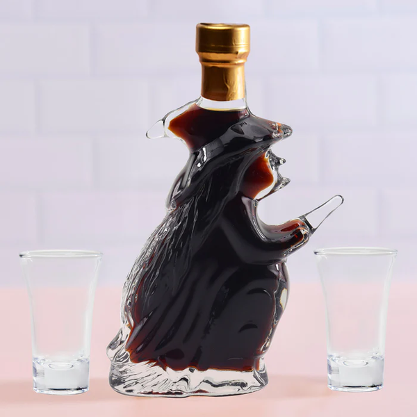 Witch Bottle Filled with Chocolate Port Liqueur