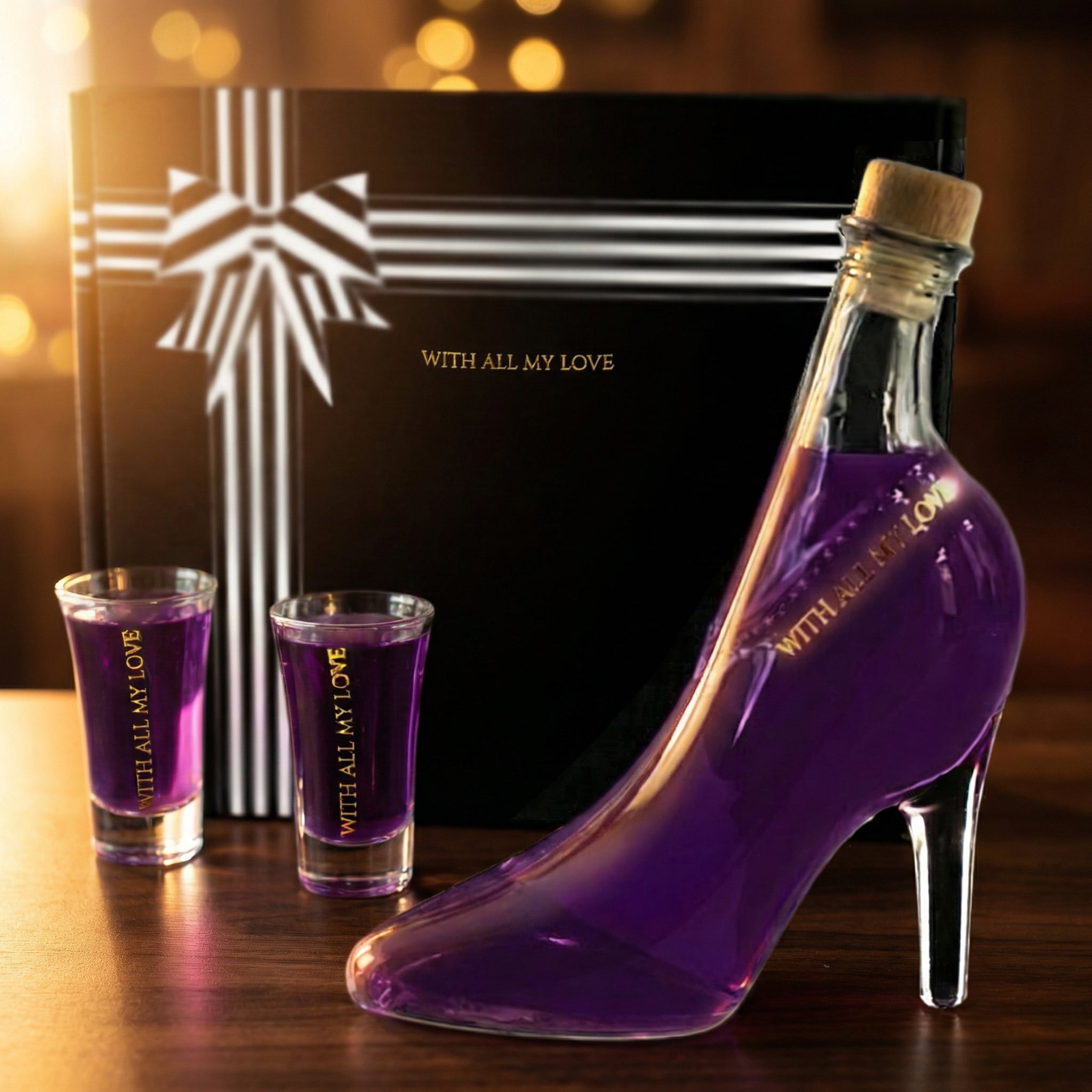 Flaschengeist Shoe Bottle | Personalised Non-Alcoholic Luxury Gift for Her | Flaschengeist