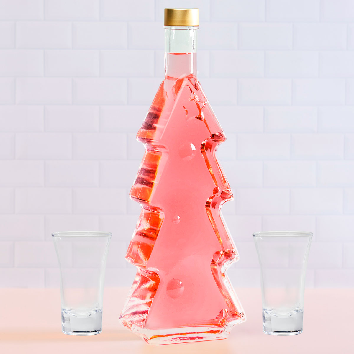 Christmas Tree Bottle 500ml - Gift Box