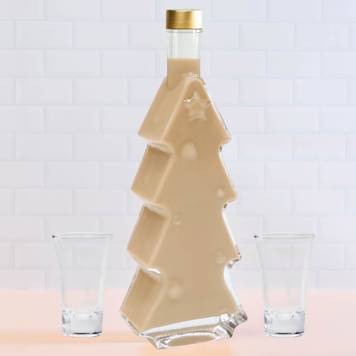 Christmas Tree Bottle 500ml - Gift Box