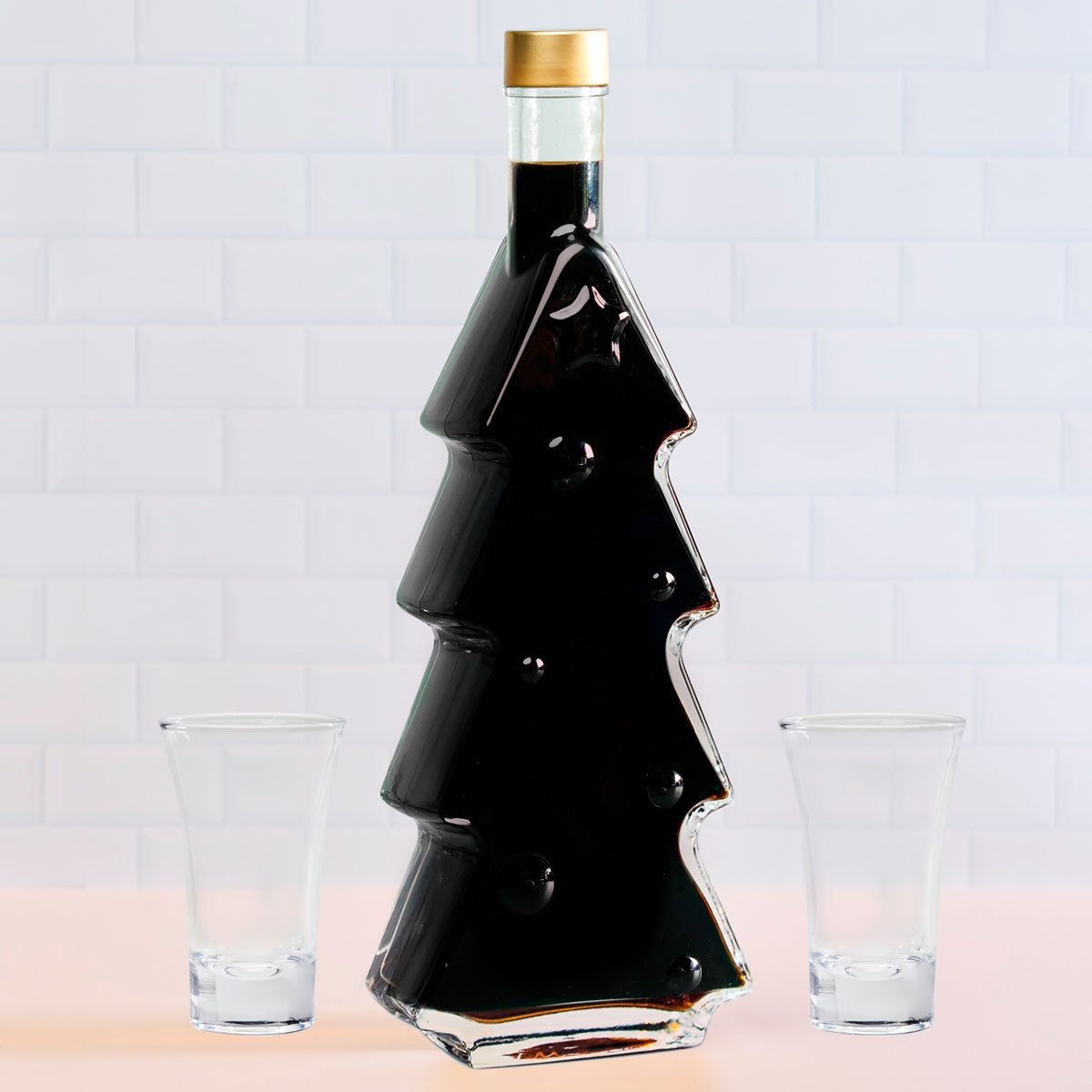 Christmas Tree Bottle 500ml - Gift Box