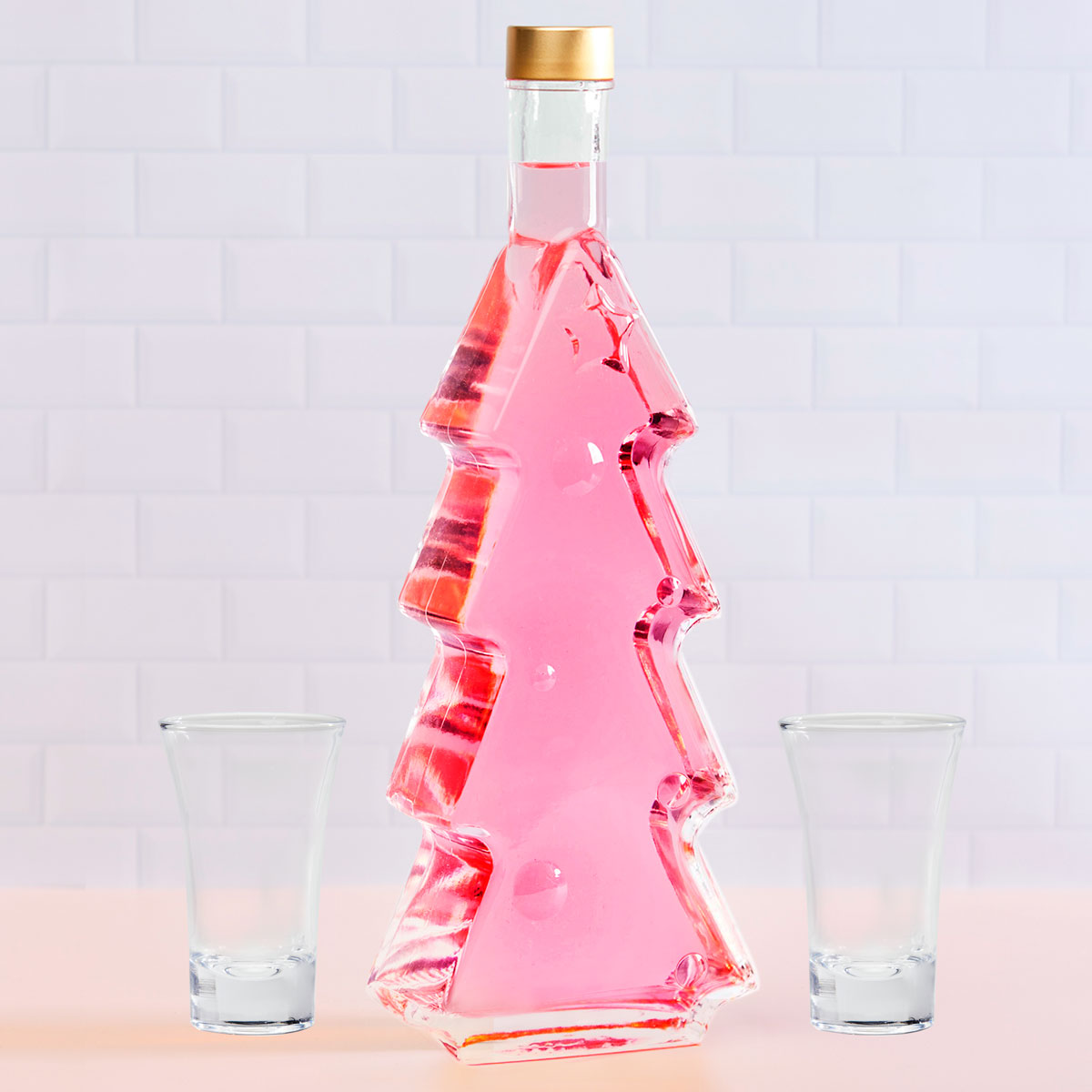 Christmas Tree Bottle 500ml - Gift Box