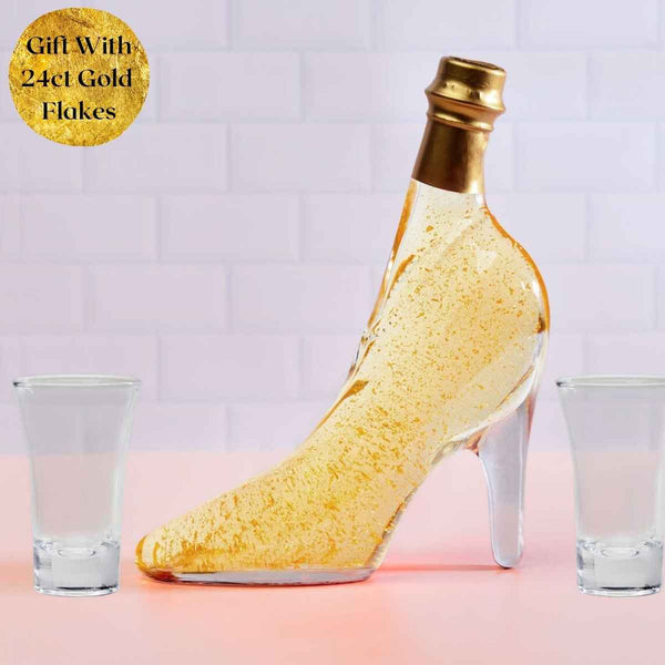 Shoe Bottle - Pina Colada Cocktail Liqueur - Gift Box