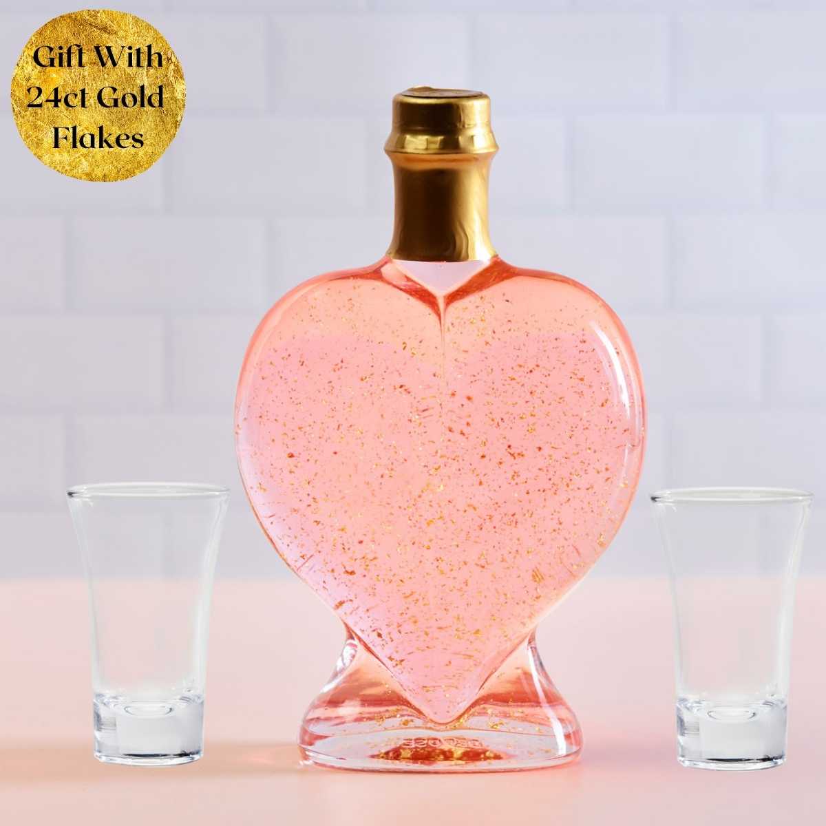 Love Heart Bottle - Turkish Delight Liqueur - Gift Box