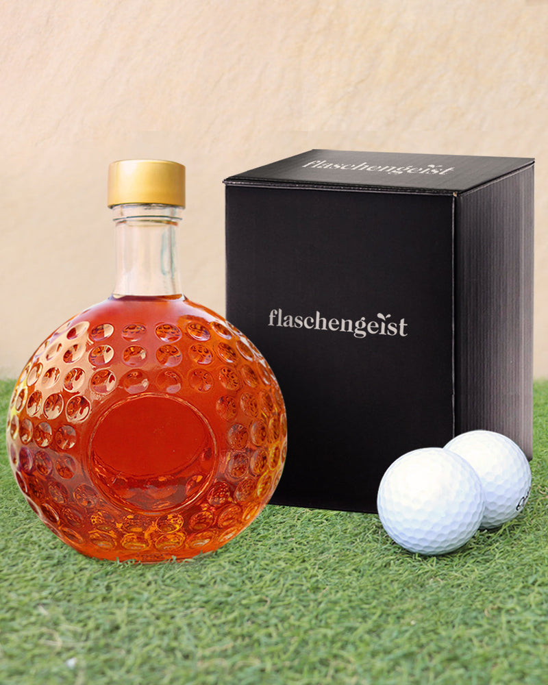 Golf Ball Bottle - Dark Rum - Gift Box