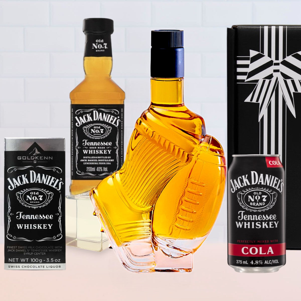 Jack Daniel's and Football Bottle Gift Hamper