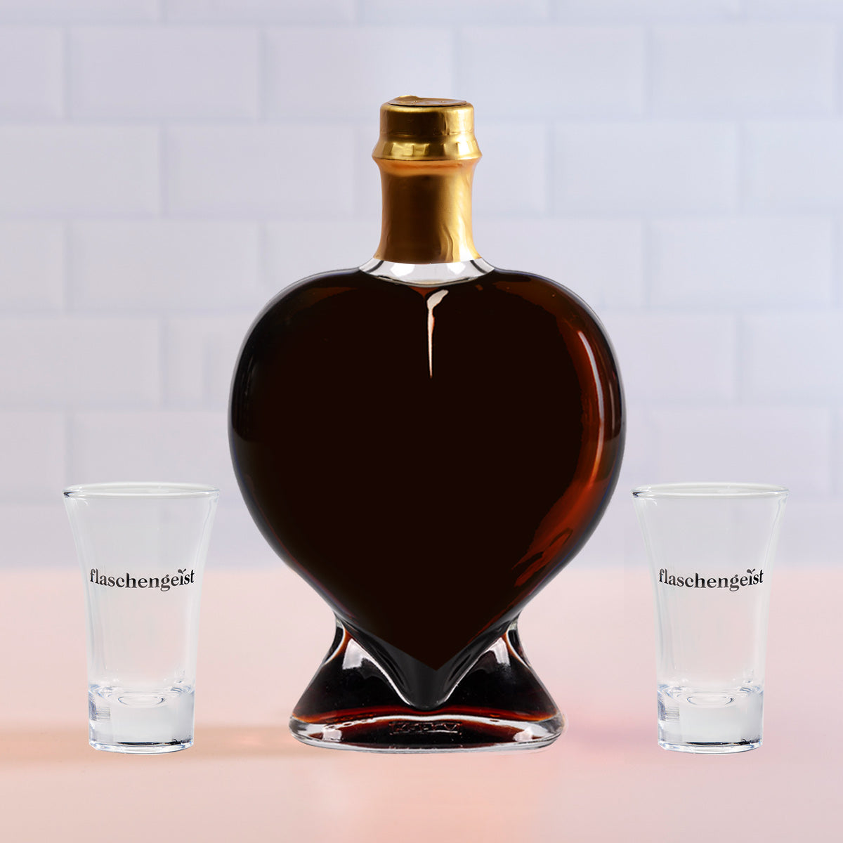 Love Heart Bottle - Gift Box