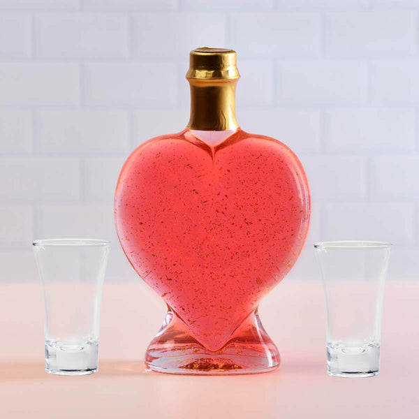 Love Heart Bottle - Watermelon Liqueur - Gift Box