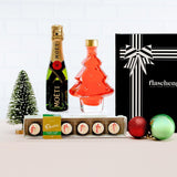 Mini Moët Champagne and Christmas Tree Strawberry 200ml Bottle Gift Hamper