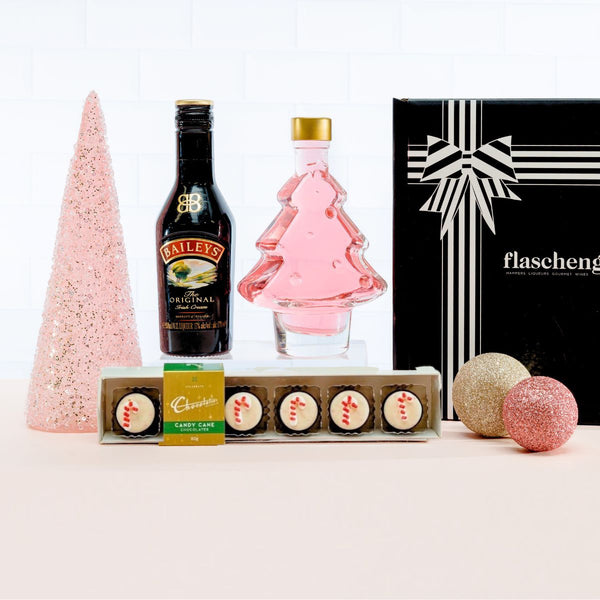 Baileys and Christmas Tree Turkish Delight 200ml Bottle Gift Hamper
