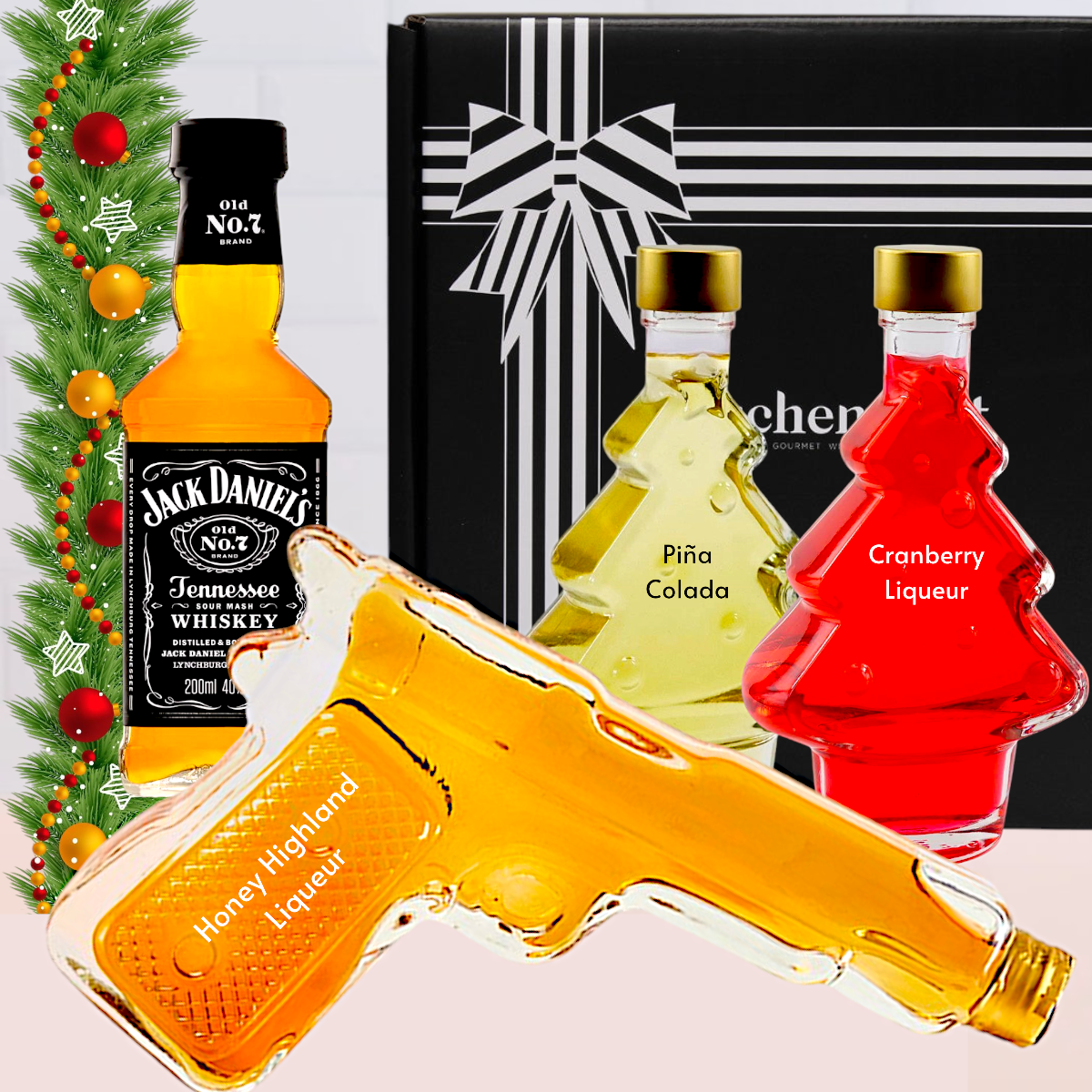 Jack Daniel's Pistol Christmas Gift Hamper