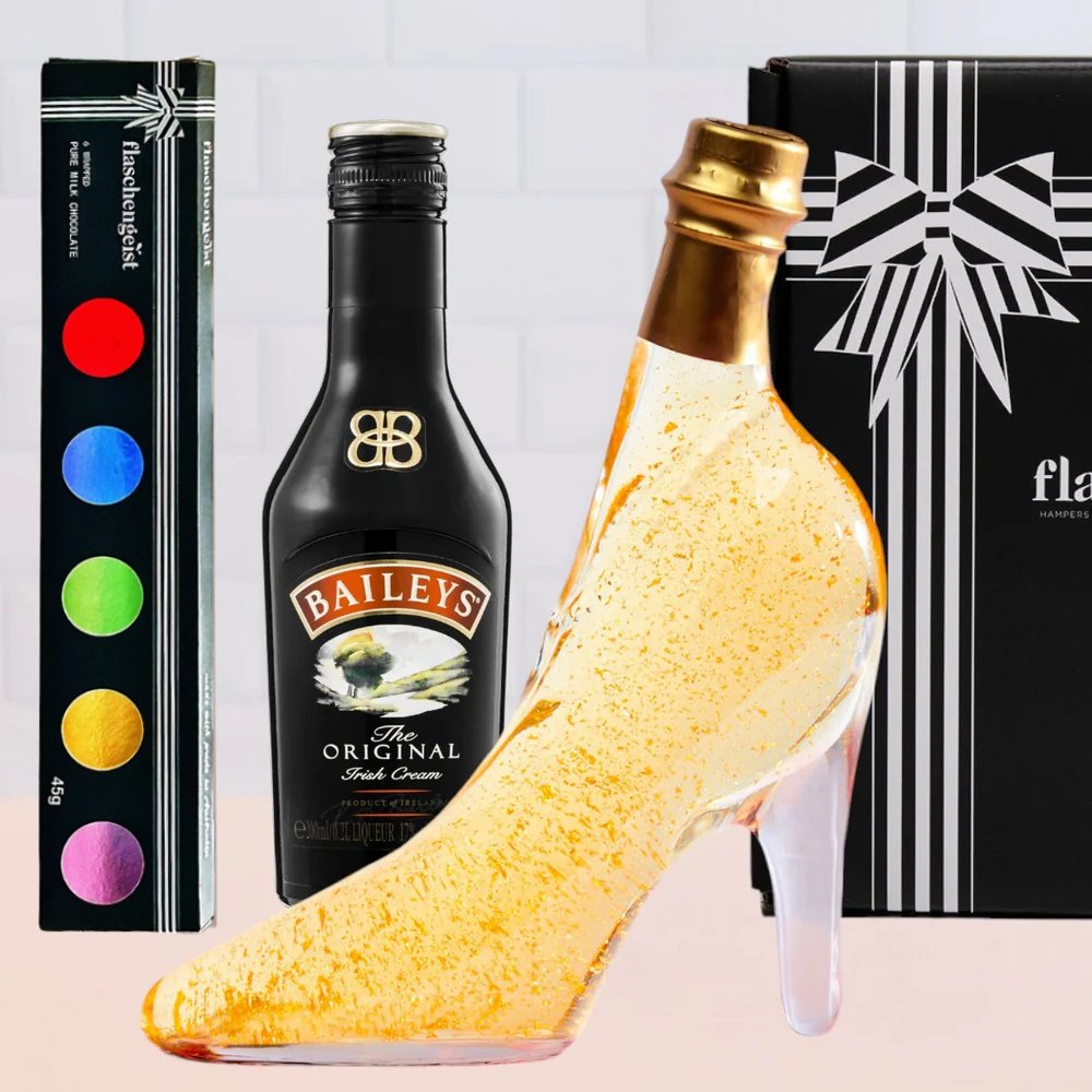 Mum Loves Her Shoes and Baileys Hamper + Chocolates