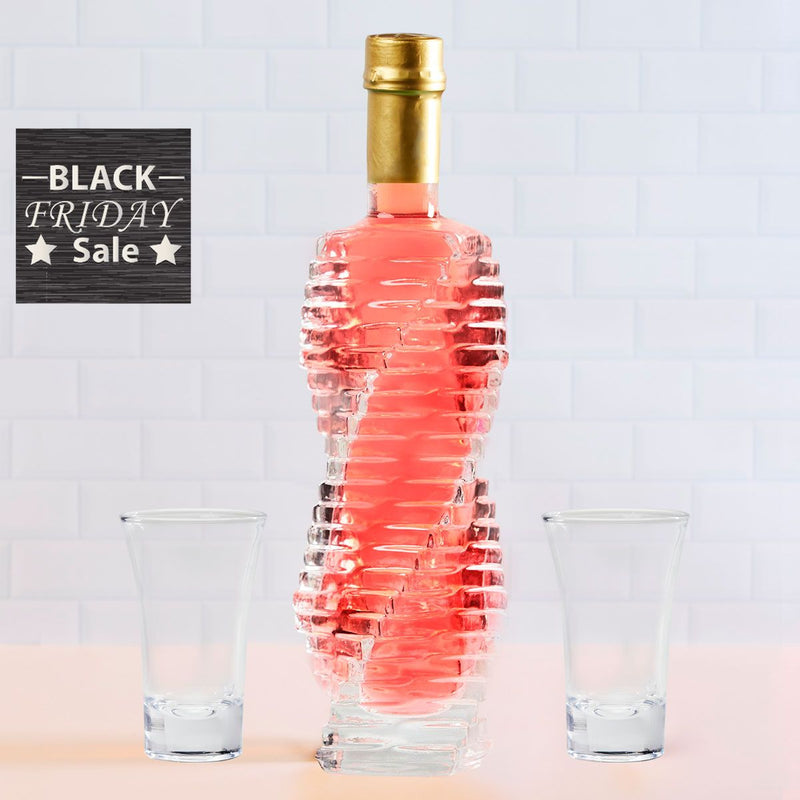 Chandelier Bottle - Raspberry Liqueur - Gift Box