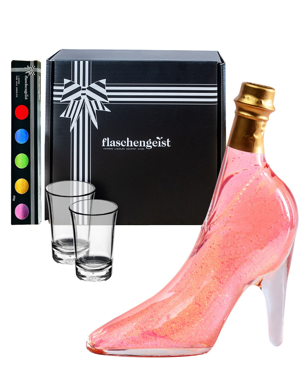 Shoe Bottle - Turkish Delight Liqueur - Gift Box + Chocolates