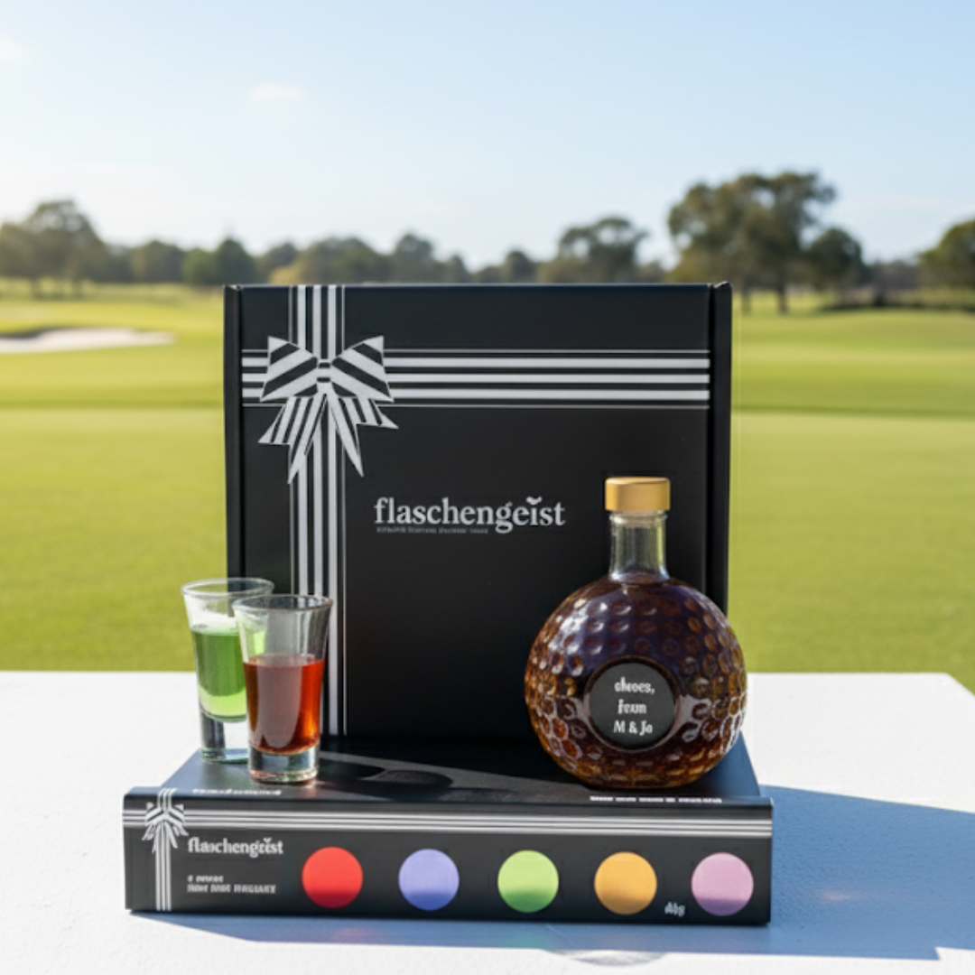 Flaschengeist Golf Ball Bottle - Gift Box