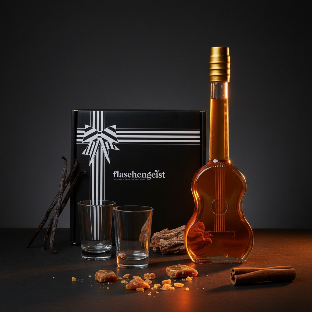 Flaschengeist Guitar Bottle | Personalised Statement Gift for Musicians | Flaschengeist