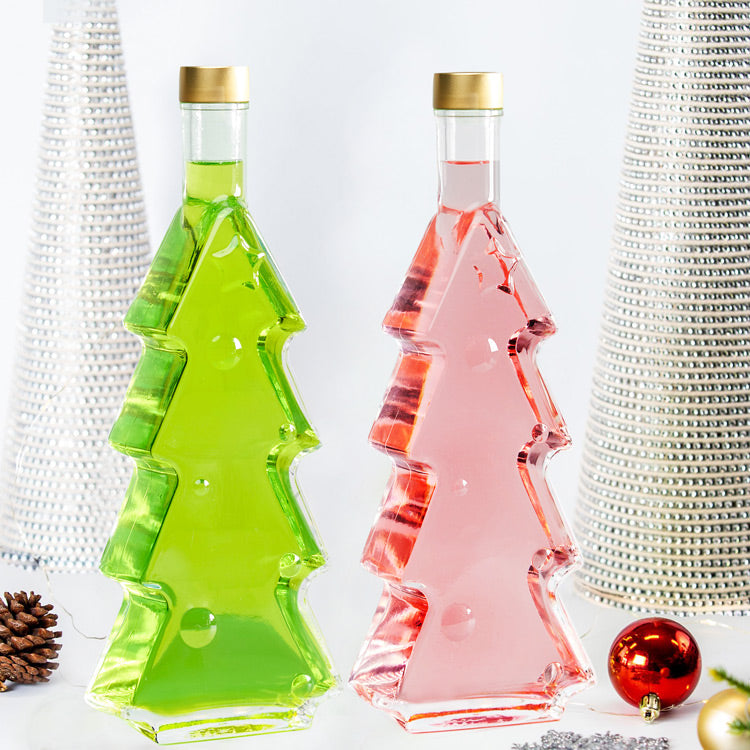 Duo Non Alcoholic Christmas Tree Bottles- Gin and Tonic and Vodka and Lime - Flaschengeist (Aust) Pty Ltd